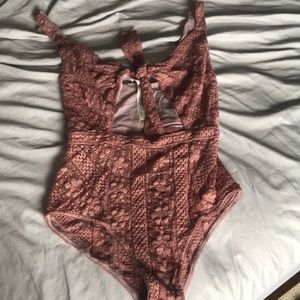 Free people lace onesie